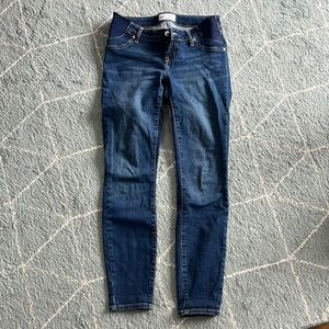 Gap maternity inset panel skinny jeans